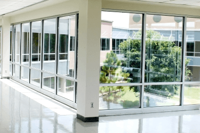 Inside Commercial Security Window Film